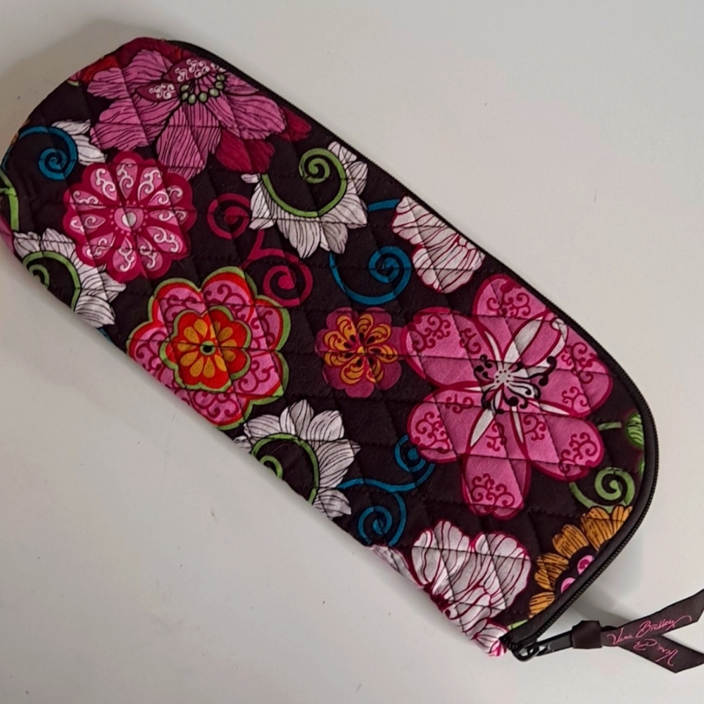 Vera Bradley Mod Floral Pink & Brown Travel Bag